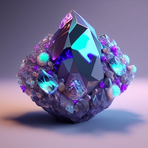 dreamlikeart beautiful mineral, crystals, ultra detailed, incredible lighting, 8k, unreal engine 5, 3d render