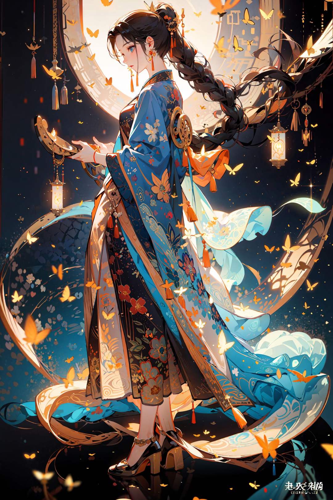 ,(Masterpiece:1.2, high quality), (pixiv:1.4),Gongbi painting of the Song Dynasty<lora:Chinese style_20230607154437-000017:0.8>