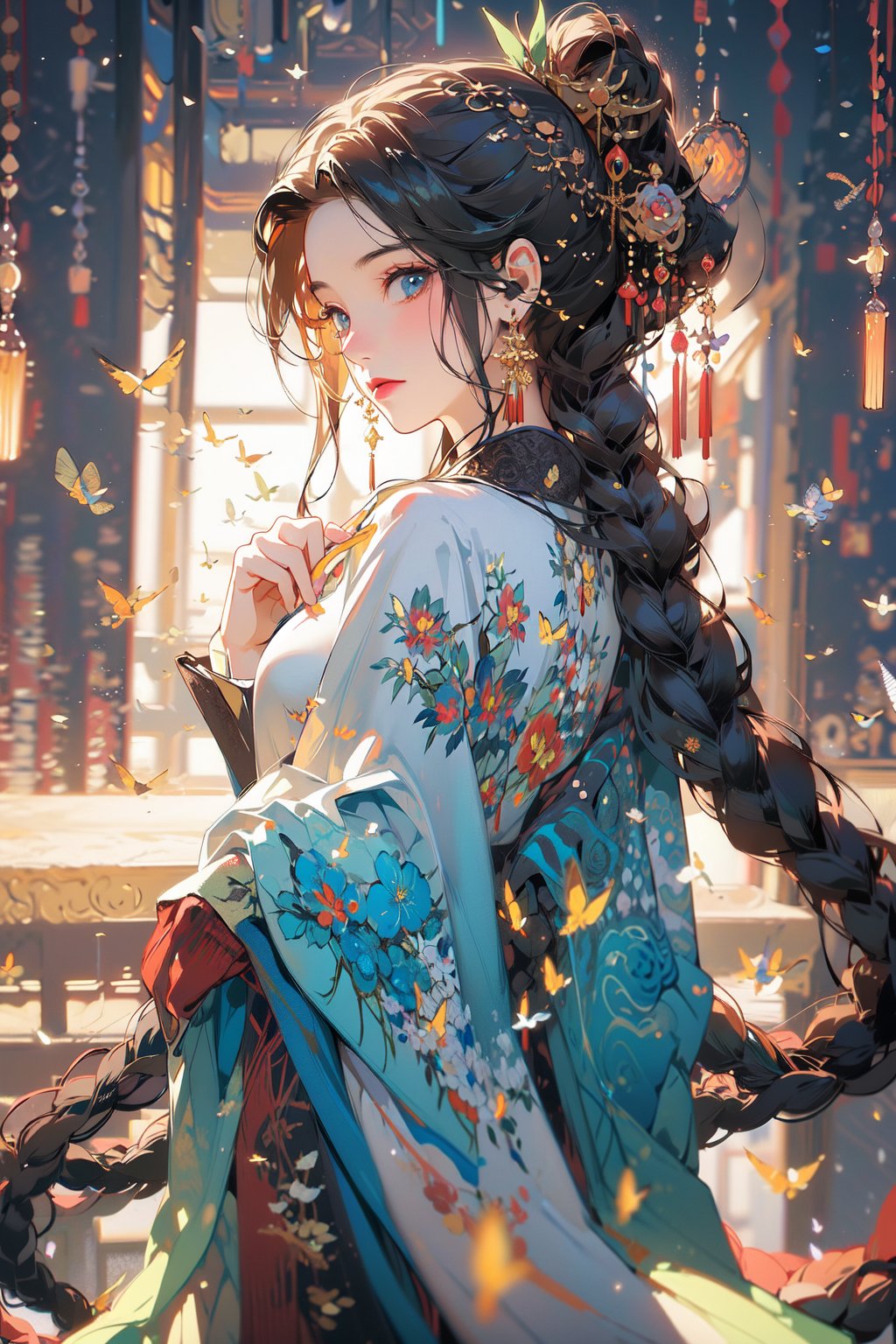 ,(Masterpiece:1.2, high quality), (pixiv:1.4), <lora:Chinese style_20230607154437-000020:1>