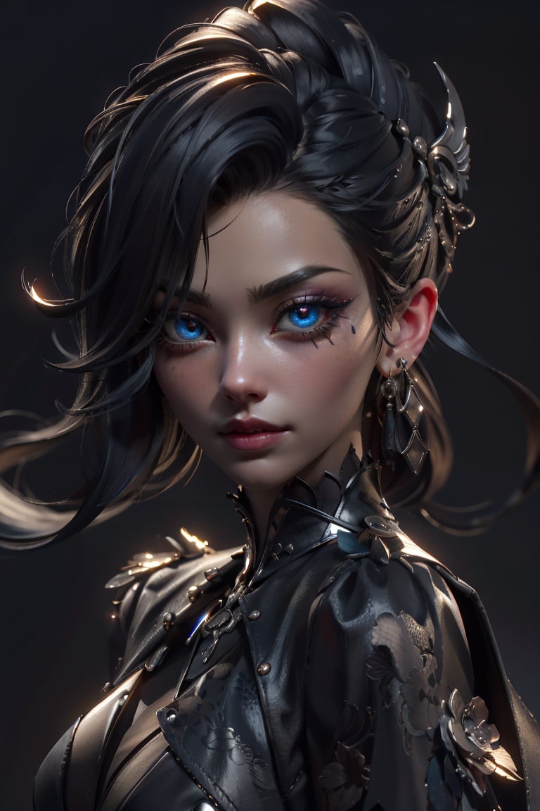 (absurdres,official art,unity 8k wallpaper,ultra detailed,High quality,best quality),unique scary,gothic,dynamic goth hair,punk,(masterpiece:1.6, best quality),(finely detailed beautiful eyes:1.2),(extremely detailed CG unity 8k wallpaper, masterpiece, ultra-detailed,best shadow),(detailed background),(beautiful detailed face, beautiful detailed eyes),High contrast,(best illumination, an extremely delicate and beautiful),