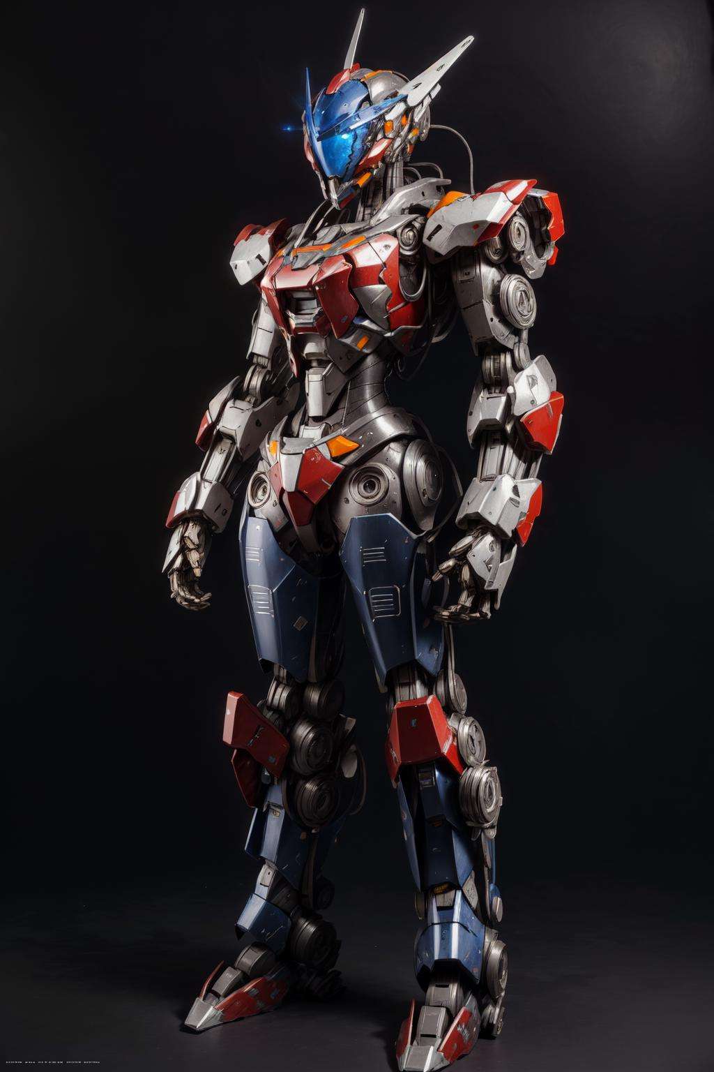 (masterpiece, best quality),  intricate details, photo, realistic, unreal engine,  <lora:Mecha:0.8> (Mecha, giant robot:1.3)    <lora:robotGirlLora_v10:0.8> humanoid robot, robot, robot joints, joints, helmet, armor, robot girl, 