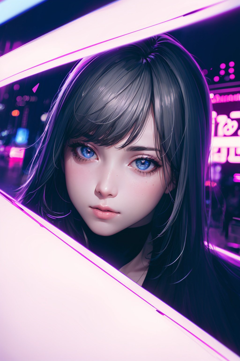 8K,Best quality, masterpiece, ultra high res, (photorealistic:1.4), raw photo, (Authentic skin texture:1.3), (film grain:1.3), (selfie angle), (neon light:1.3), (only 2D:1.4)

1girl, gray hair, lighting, shining, around in circle, yin and yang,  Alchemy Formation , city background, only full body, 
