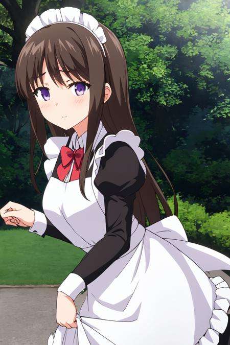 <lora:MarinaAkitsuki-v2:0.7>marina akitsuki (maid dress) 