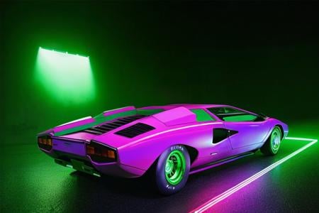 analog gloomy photo of an iridescent silver Lamborghini Countach car,  <lora:c0unt4ch:0.8>, (in a race to save humanity ((at night))), ((racing in a holographic city)), neon tracks, neon roads, holographic signs, ((nighttime)), (vaporwave), retrowave, outrun, (cyberpunk), (lasers), futuristic, magical, surreal, dreamy, High Detail, Sharp focus, (photorealism), realistic, best quality, 8k, award winning, dramatic lighting, epic, cinematic, masterpiece, rim light, ambient fog:1.5, dutch angle, wide angle lens, ,