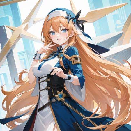 masterpiece, best quality, 1man,(solo:1.3),standing,official art, simple background, close-up,looking at viewer, KitaharaLily,long hair blonde hair,blue eyes,nun,huge breasts,