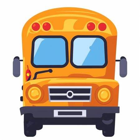 <lora:Vector_illustration_V2:0.9> vector illustration, school bus,