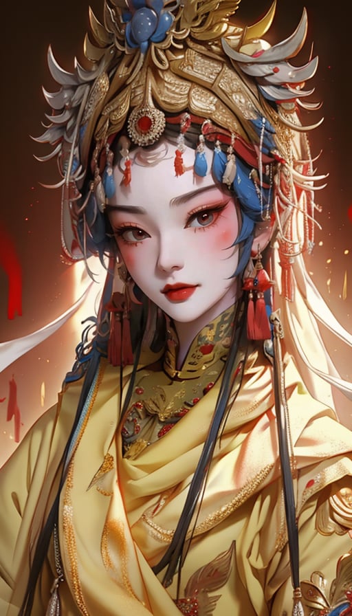 Masterpiece,bestquality,highdefinition,huadan,bestquality,masterpiece,highres, <lora:戏装 Chinese Opera Costumes_v1.5:0.7> , <lora:huafeng2-000016:0.8>,hf_xy