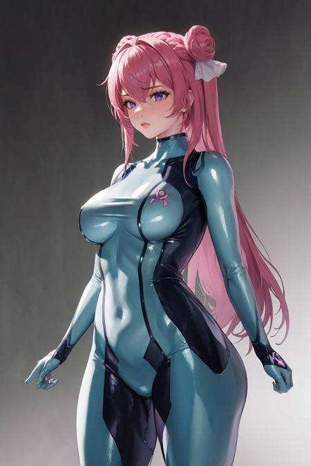 masterpiece, best quality, 1girl, solo, standing, <lora:dorothy-nikke-richy-v1:0.9>, dorothy \(nikke\), <lora:zerosuit-nvwls-v1-final:1> zero suit