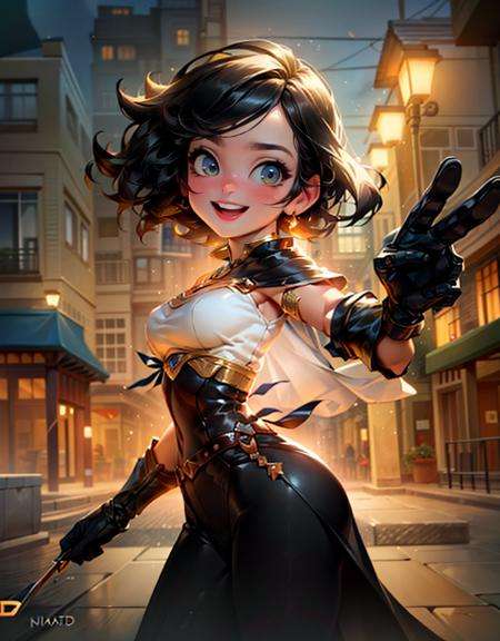 (mystery girl walking in the night around shadows), (dark cape, black hair,), smile, :D,(dark, mistery, shadows around, Magic:1.2), from below, looking at viewer,(detailed landscape, city, low light:1.2), (background:1), (dynamic_angle:1.2), (dynamic_pose:1.2), (rule of third_composition:1.3), (dynamic_perspective:1.2), (dynamic_Line_of_action:1.2), solo, wide shot,(masterpiece:1.2), (best quality, highest quality), (ultra detailed), (8k, 4k, intricate),(full-body-shot:1), (Cowboy-shot:1.2), (50mm), (highly detailed:1.2),(detailed face:1.2), detailed_eyes,(gradients),(ambient light:1.3),(cinematic composition:1.3),(HDR:1),Accent Lighting,extremely detailed,original, highres,(perfect_anatomy:1.2),