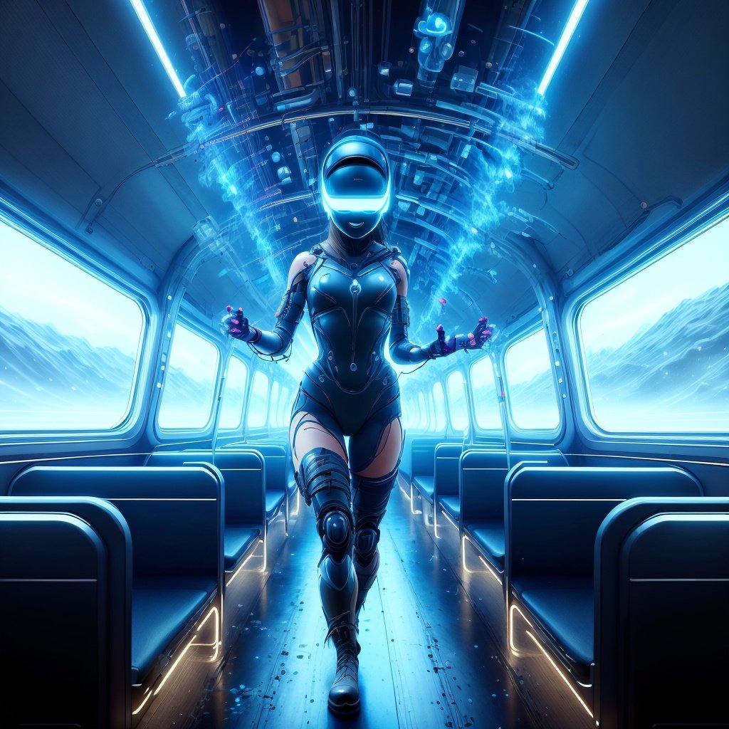 <lora:AntimatterTech-20:1>,AntiTech, pure energy, 1girl, train_interior,