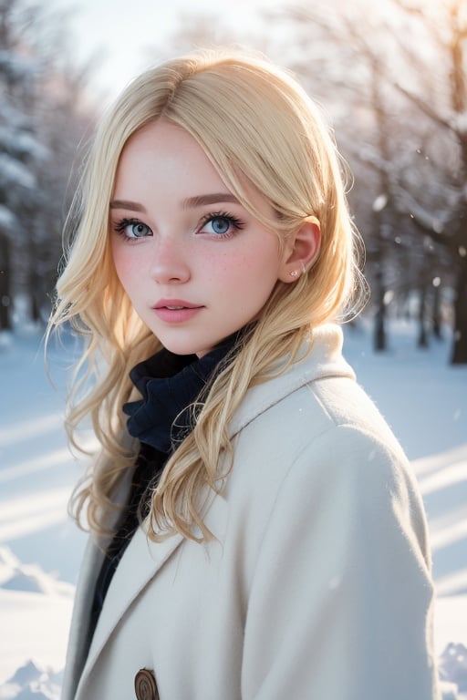 8k beautiful girl avatar, 1girl, intricate, elegant, highly detailed, detail face, blonde, symetrical, majestic, 35mm, digital photography, fashion photography, (masterpiece, sidelighting), (soft light, sharp:1.1), (hyperdetailed), hdr, blurry, blurry_background, blurry_foreground, scottish highlands, winter, snow falling