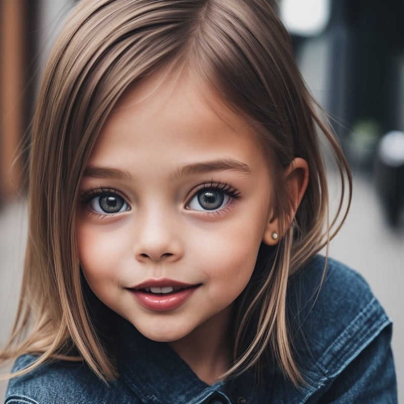 best quality, extra resolution, portrait of AIDA_apavaga as cute little girl, close up, naughty, upper body, flirting with camera, funny, smiling, open mouth, playful, cinematic, studio photo,  kkw-ph1, [dark theme] <lora:LowRA:0.4>, black background