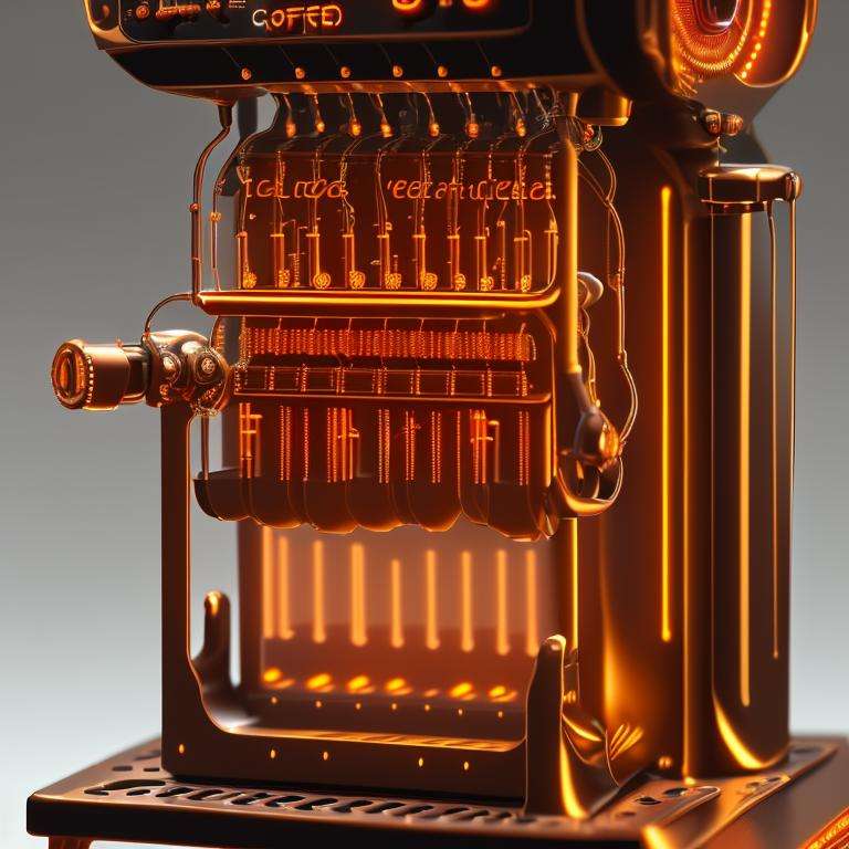 <lora:DonMN1x13-000022:1> coffee machine, detailed, intricate