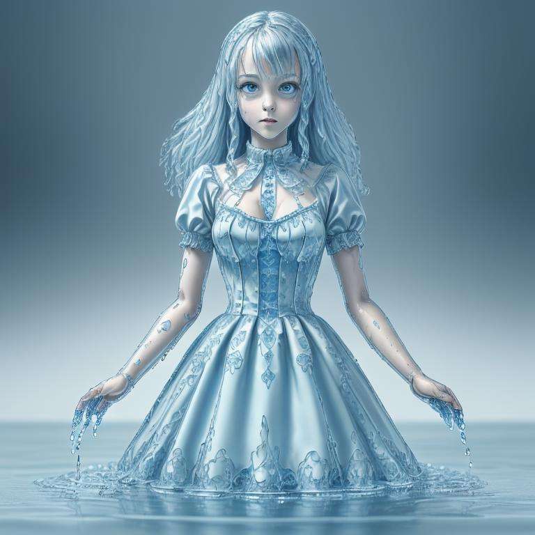 Alice, water, detailed, intricate <lyco:DonMw4ter:0.55>