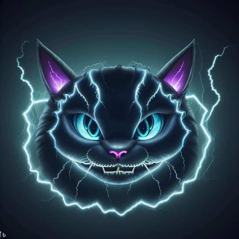 LightningPunkAI  cheshire cat, detailed, intricate <lora:LightningPunkAIv4.1:1>