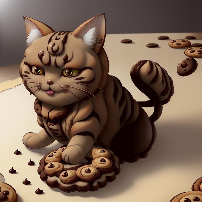 <lora:CookiePunkAI:.8> CookiePunkAI cat