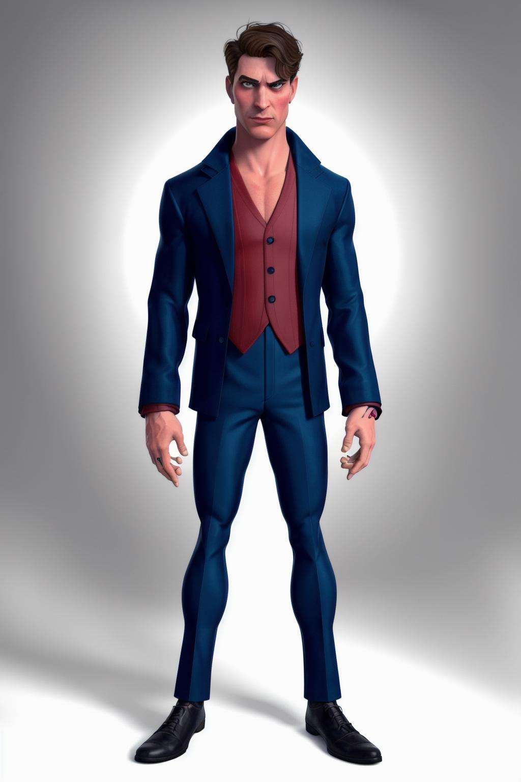 a Rorschach male, full body <lora:3DTOTALSTYLEESH_V0.04:0.9>
