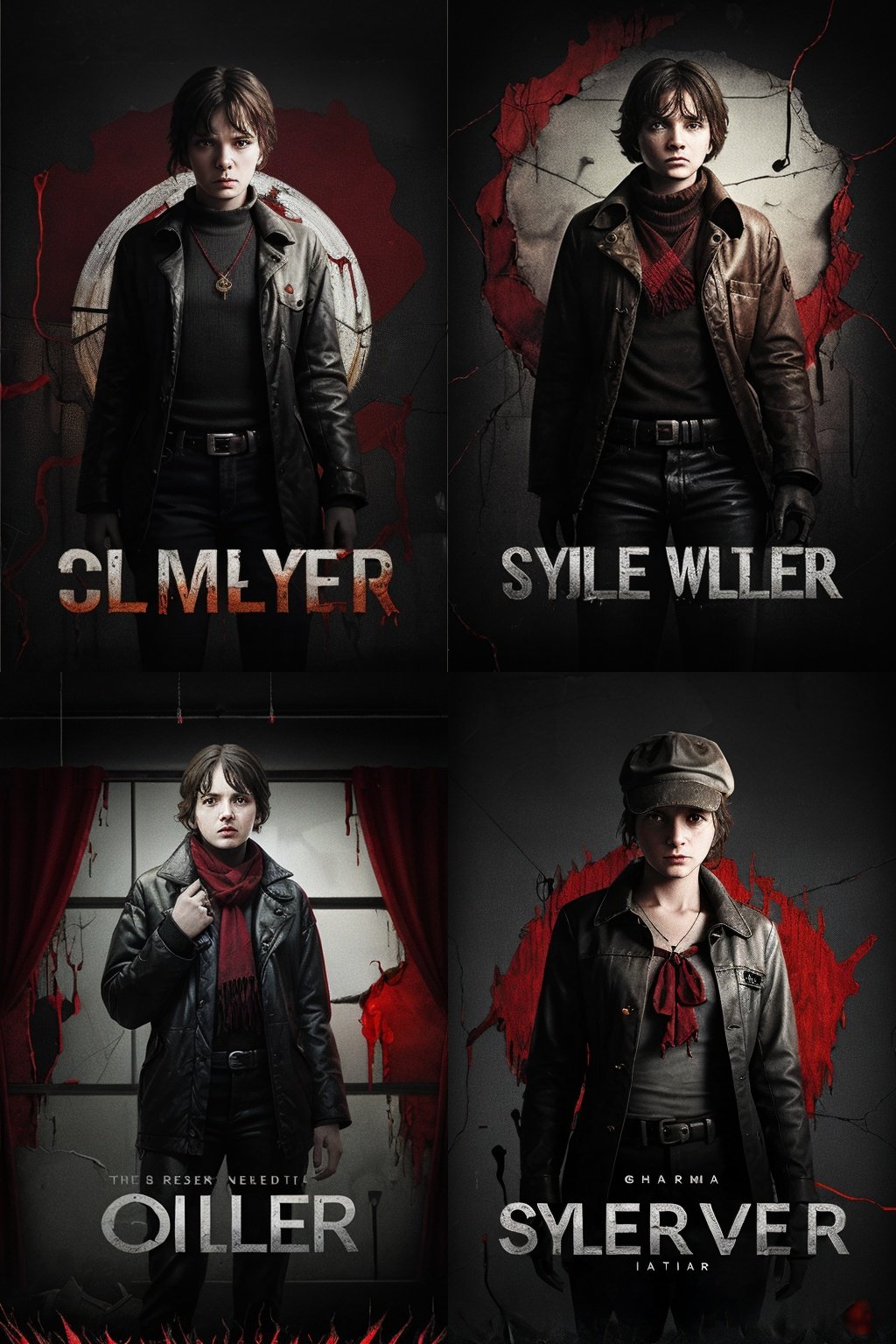 e style thriller poster,1girl, solo,red character name(bottom),red character name(bottom),<lora:1999-d-1-000025:0.7>