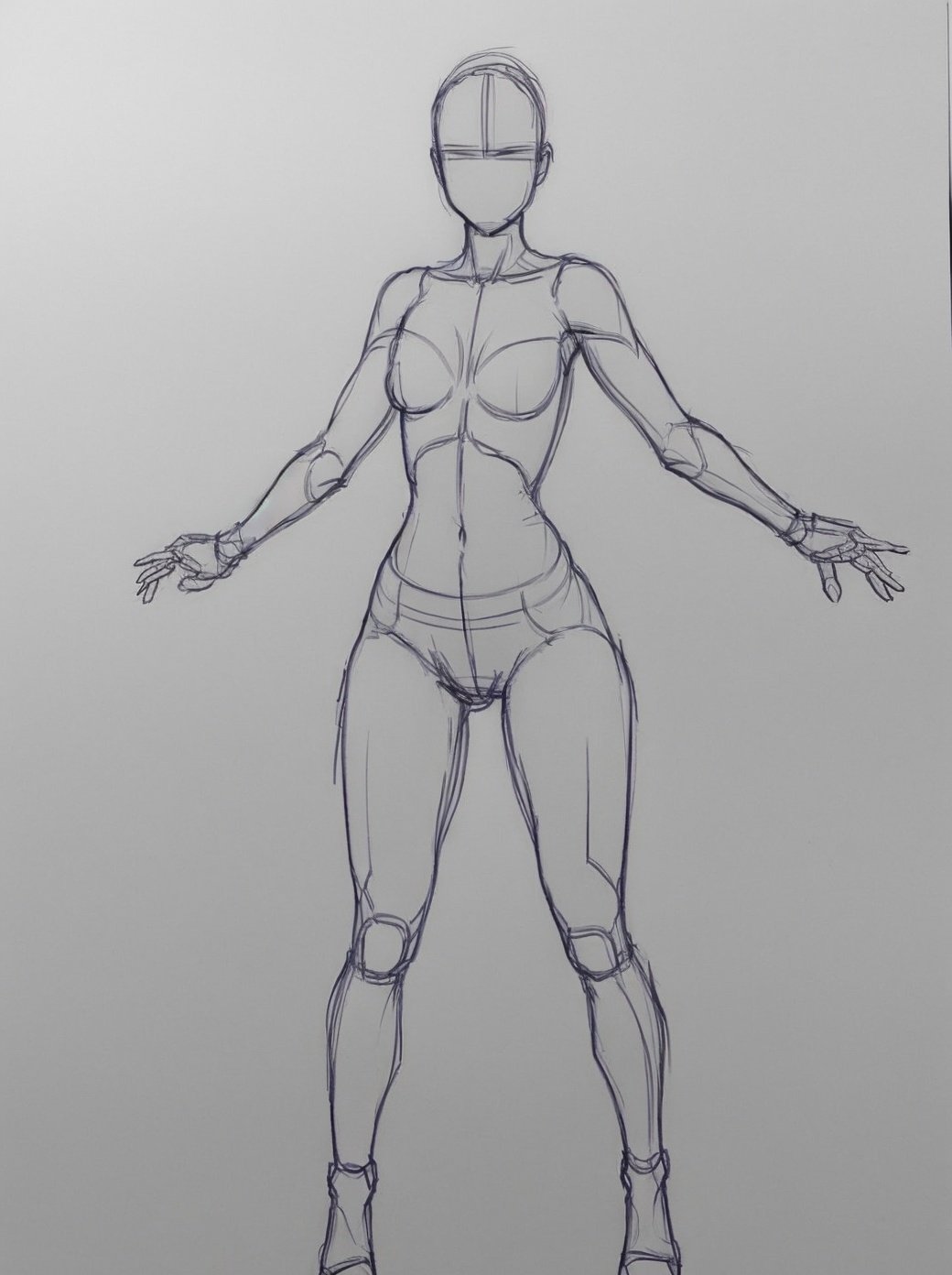 <lora:anime pose(final):1>, anime pose,sketch:1.3,full body,1girl