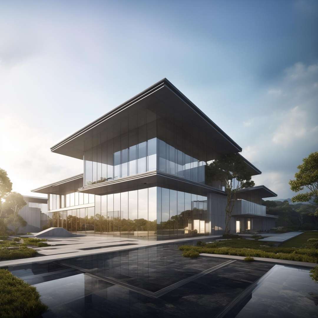 (masterpiece),(high quality), best quality, real,(realistic), super detailed, (full detail),(4k),8k,architecture,building, cloud,day, east_asian_architecture, no_humans, outdoors,sky,tree,<lora:XSarchitectural_32ModernChinesestyle:0.2>