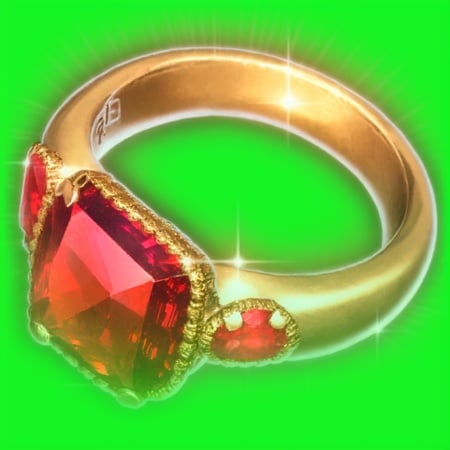 bg3 item icon, loot ring ruby,  <lora:bg3_items_offset:1>BREAKgreen background 