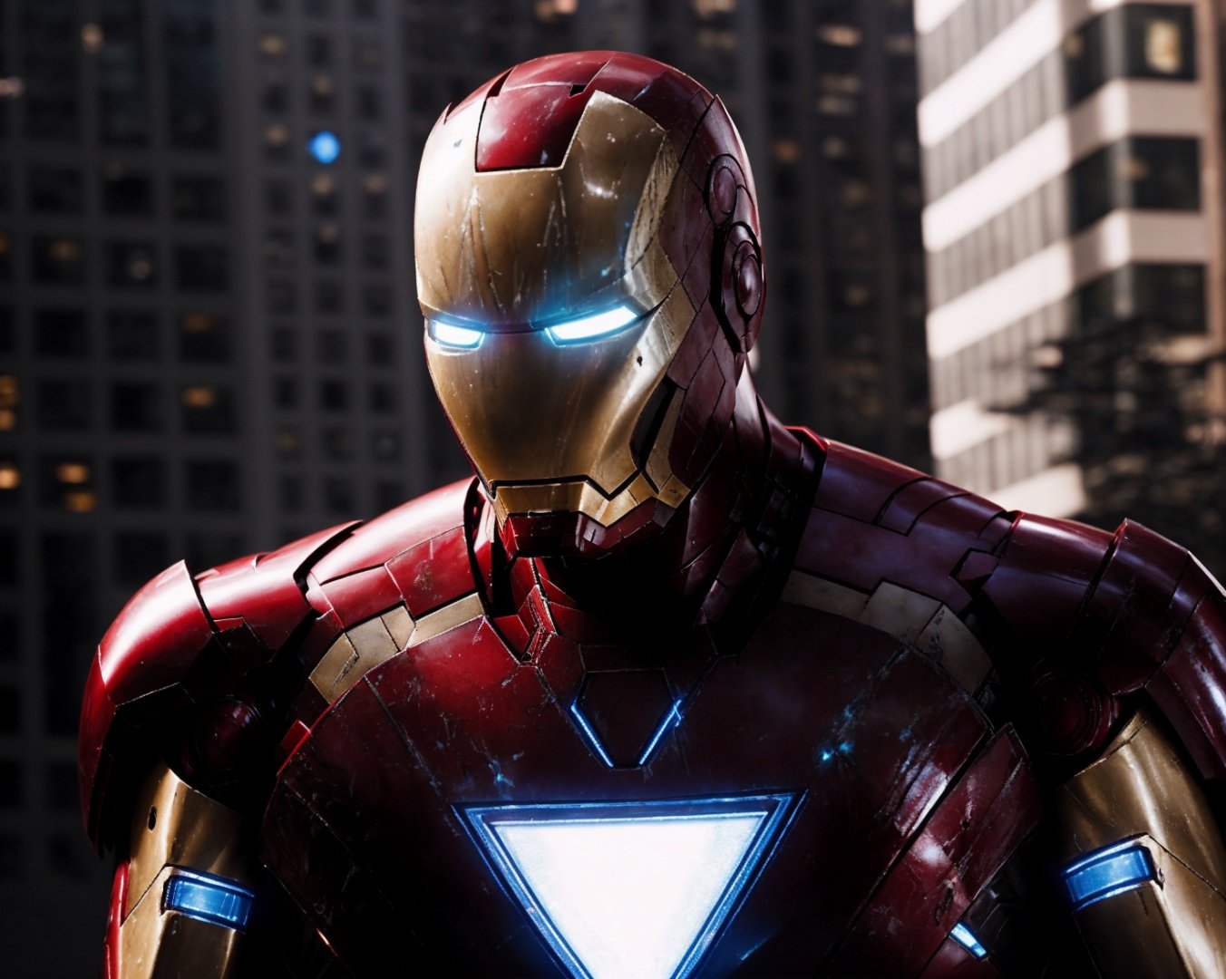 from avengers  <lora:avengers_offset:1>,  realistic, a portrait photo of  Iron Man in New York city, handsome, dark hair, professional, (Extremely Detailed:1.2), glow effects, godrays, intricate details, sharp focus, dramatic, photorealistic,sharp contrast