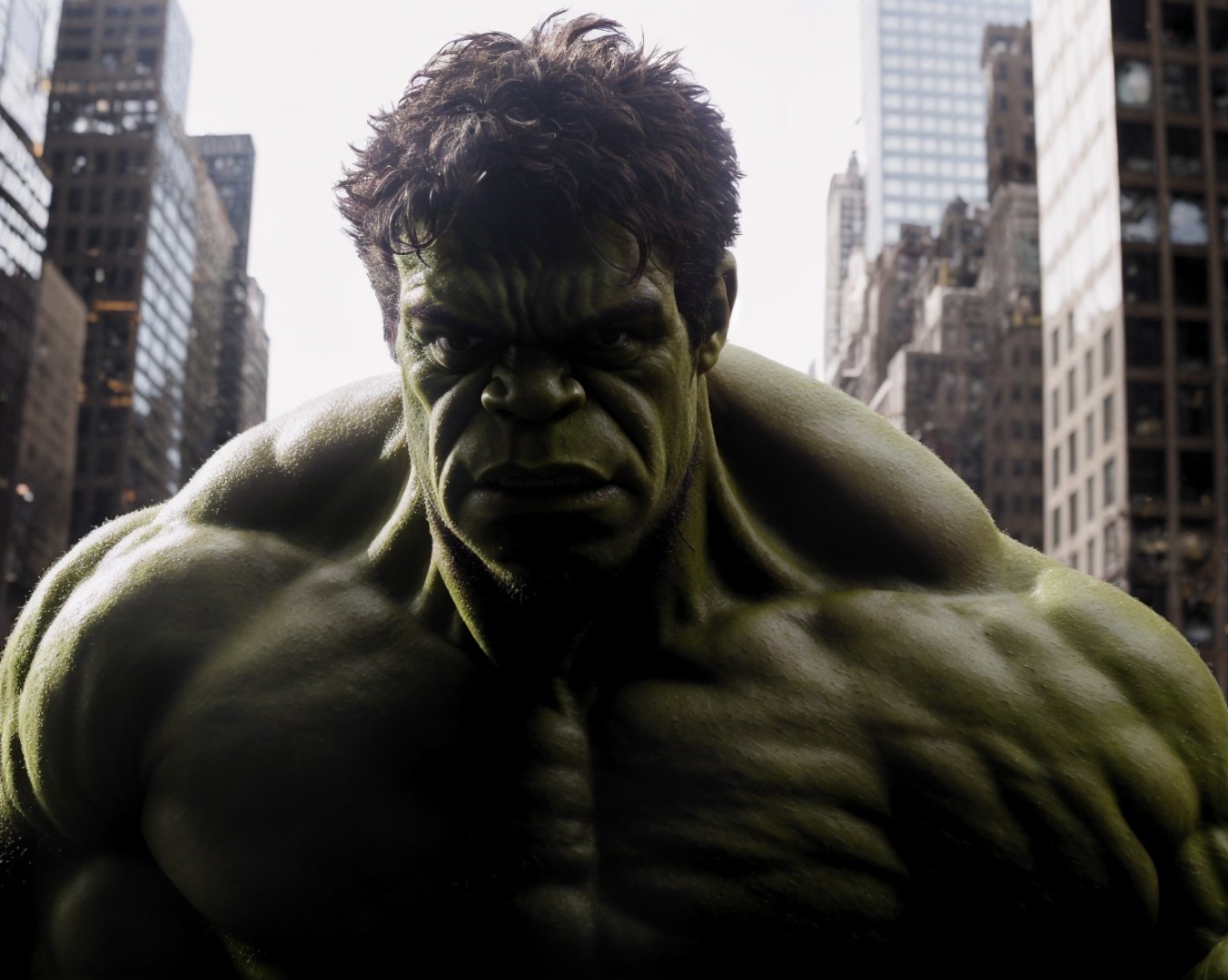 from avengers  <lora:avengers_offset:1>,  realistic, a portrait photo of Hulk in New York city, muscular, green skin, dark hair, bare chested, professional, (Extremely Detailed:1.2), glow effects, godrays, intricate details, sharp focus, dramatic, photorealistic,sharp contrast