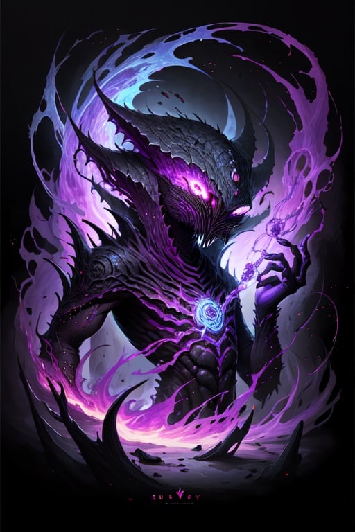 V0id3nergy,Masterpiece,Best Quality,Highly Detailed, Cute void monster,