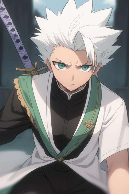 masterpiece, best quality, high quality, 1boy, solo, male focus, looking at viewer, upper body, <lora:hitsugaya_toushirou:0.70>, hitsugaya_toushirou, <lora:animemix_v3_offset:0.25>