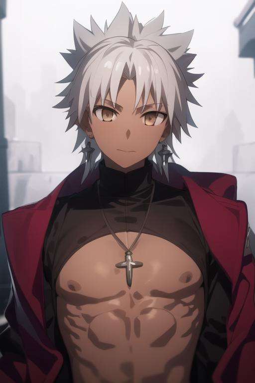 masterpiece, best quality, high quality, 1boy, solo, male focus, looking at viewer, upper body, <lora:kotomine_shirou:0.70>, kotomine_shirou