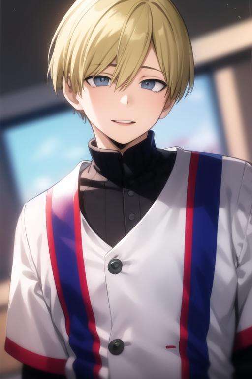 masterpiece, best quality, high quality, 1boy, solo, male focus, looking at viewer, upper body, <lora:monoma_neito:0.70>, monoma_neito