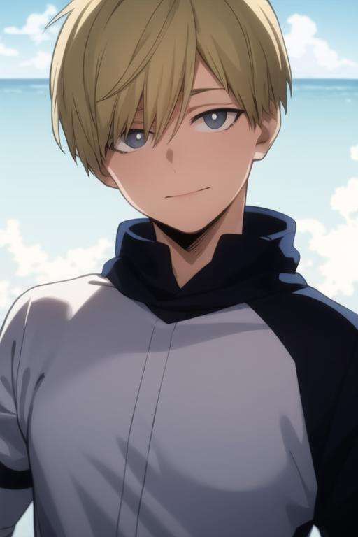 masterpiece, best quality, high quality, 1boy, solo, male focus, looking at viewer, upper body, <lora:monoma_neito:0.70>, monoma_neito