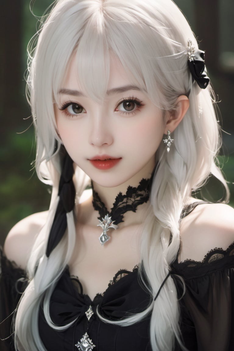 best quality,masterpiece,highres,cg,1girl,Photograph,high resolution,8k,mirror selfie,photo of a petite pretty 24 year-old woman with white long hair,anime art,dark,Gothic,,capricorn,