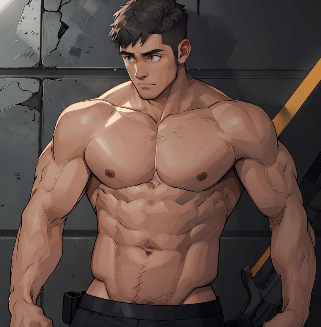 1boy,topless,huangman,undercut,(masterpiece, best quality:1.3),beautiful detailed glow,best illuminate,(((best quality,textile shading,ultra detailed))),extremely detailed CG unity 8k wallpaper,Highly Detailed beautiful and aesthetic,best light,high resolution,detailed,dynamic lighting,super detailed skin,intricate details, hyper detail, sharp detail,detailed, highres, intricate details,  <lora:huangman-000016:0.8>