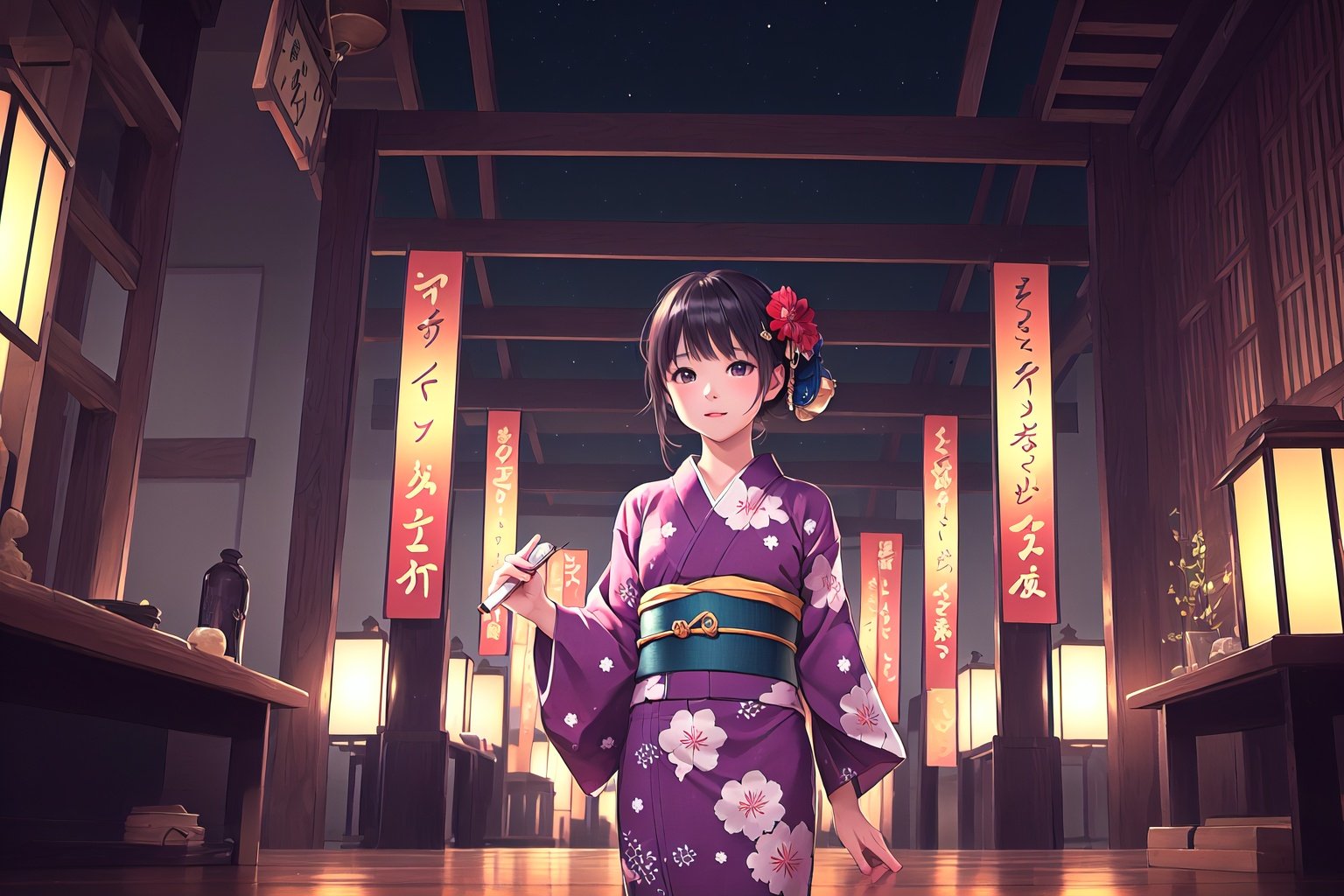 ,(((masterpiece,best quality))),((good structure,Good composition,good atomy)), ((clear, original,beautiful)),1girl,yukata