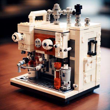 <lora:LegoAIrev:1>  LegoAIcoffee machine  