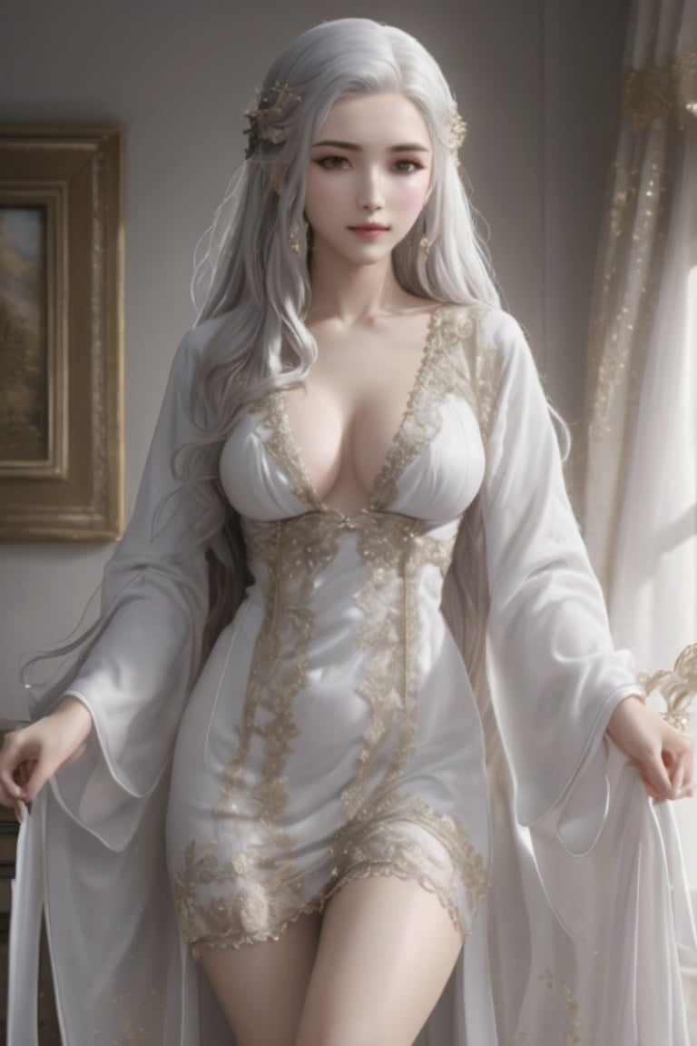 masterpiece,best quality,highly detailed,artbook,light,hairclip,detached_sleeves,robe