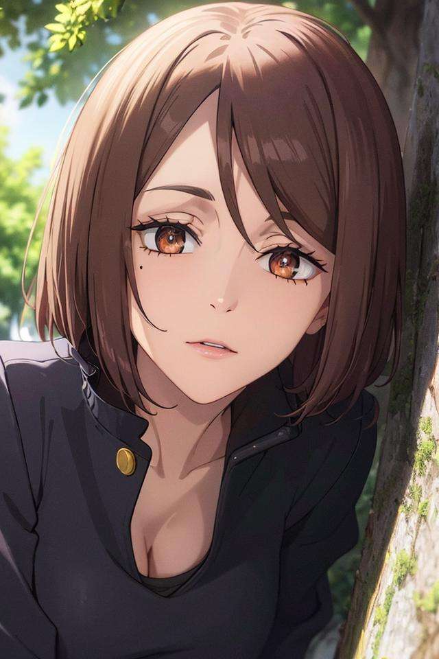 (masterpiece:1.2, best quality), (finely detailed beautiful eyes: 1.2), solo focus,   (extremely detailed CG unity 8k wallpaper, masterpiece, best quality, ultra-detailed, best shadow), (detailed background), (beautiful detailed face, beautiful detailed eyes),  1girl, shoko , black jacket, school uniform, black short skirt, black pantyhose, black leggings,gakuran,   High contrast, beautiful sexy woman, adult, (best illumination, an extremely delicate and beautiful),(simple backround, outdoors), looking at viewer,beautiful detailed glow,