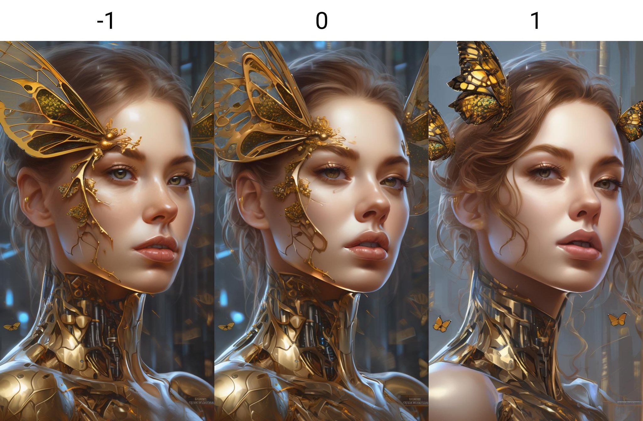 <lora:neg4all_bdsqlsz_xl_1.0_200steps:-1>1girl,8k portrait of beautiful cyborg with brown hair, intricate, elegant, majestic, digital photography, art by artgerm and ruan jia and greg rutkowski surreal painting gold butterfly filigree, broken glass, (sidelighting, finely detailed beautiful eyes: 1.2), hdr,vvvvvvvvvvvvvvvvvvvvvvvvvvvvvvv