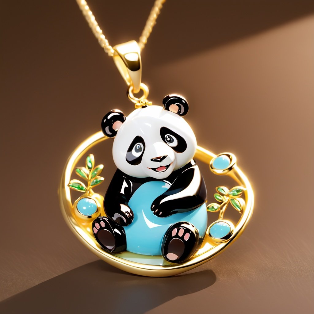 masterpiece,best quality,8k,cg,panda Pendant