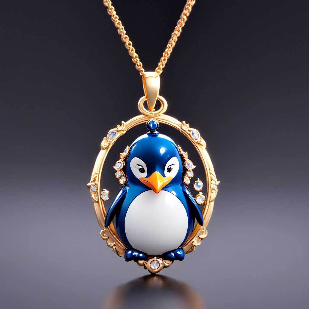 penguin Pendant,masterpiece,best quality,8k,cg,