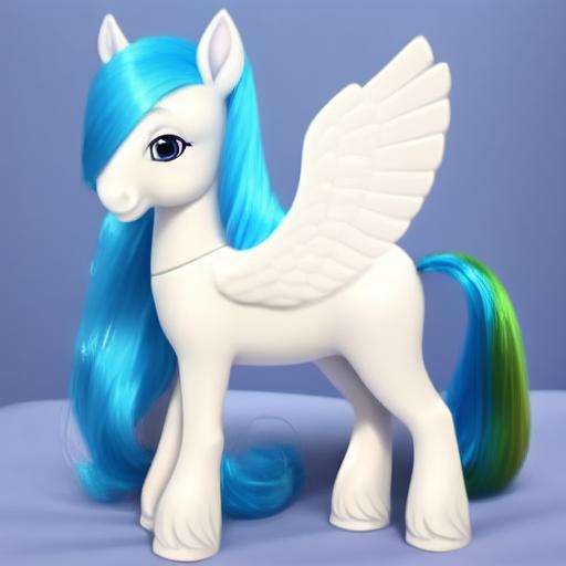 masterpiece, best quality, brushable, [alicorn, horn,:pegasus,:0.33] wings, photo, pony, toy <lora:mlp_brushables2:1>