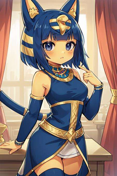 best quality, intricate details, 1girl,  <lora:Ankha_v2_RT_e6_R-128:0.8> ankha, 