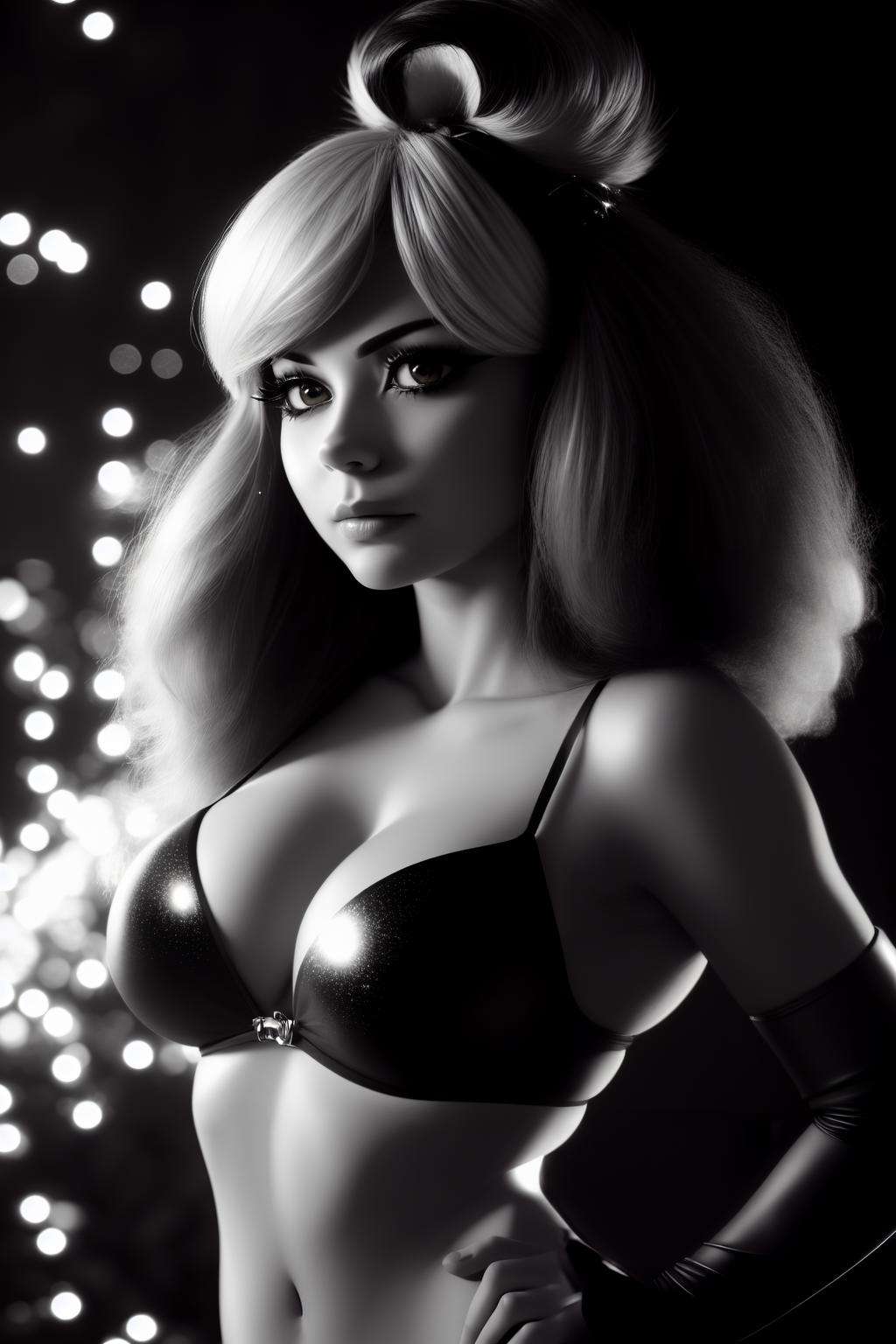 masterpiece, best quality, <lora:isabelle-12:1>, isaCrossing, furry, upper body, powering up, power lines, sparkle, fire, flaming eye, burning, fiery hair, frown, serious, <lora:cmDarkLorav1_v10:.4>, monochrome, greyscale,