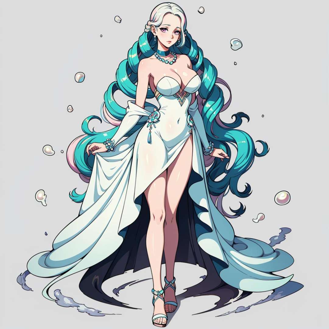 (full body,solo:1.2),(masterpiece,best quality:1.5), 1lady, contrasting colors dress, sexy,<lora:cloudstick-f:0.8>,cloudstick, (Pearlescent background:1.2), long wave hair,, (Temple:1.2)