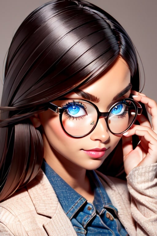 Girl glasses