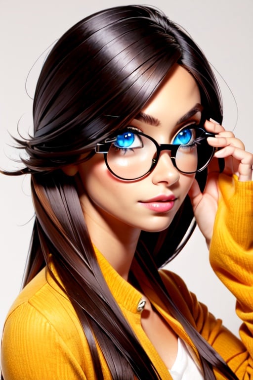 girl with aviator glasses