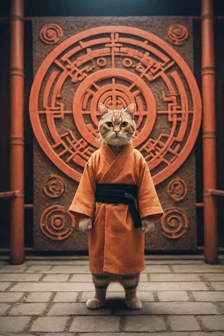 Deep in space, The Cat Man tribe discovered a mysterious Tai Chi mazeThe labyrinths are intricate and meandering, presentinga balanced atmosphere and bringing strong visual shock