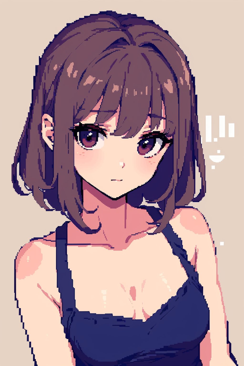 masterpiece, best quality,1girl,(pixel art)