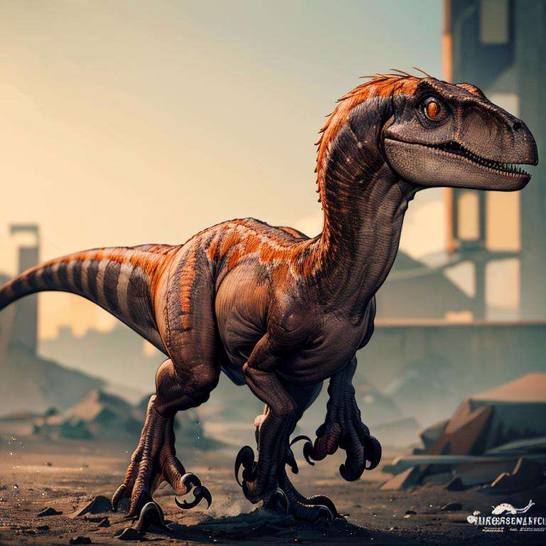 ((masterpiece,best quality)), absurdres,<lora:Velociraptor_Dino:0.7>, Velociraptor_Dino,